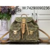 [88factory] 루이비통 빈티지 데님 백팩 M44460 28*38*17cm 올리브