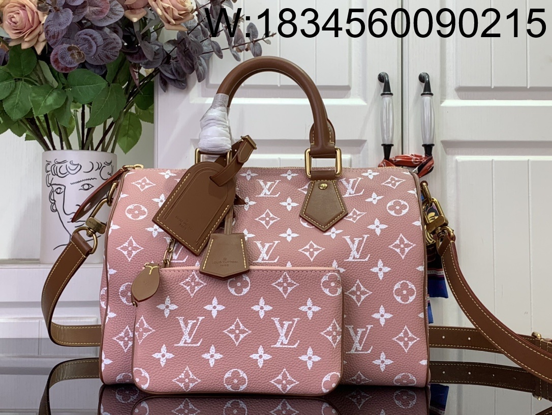 [88factory] 루이비통 스피디 P9 반둘리에 25 M15279 32*22.5*18cm 핑크