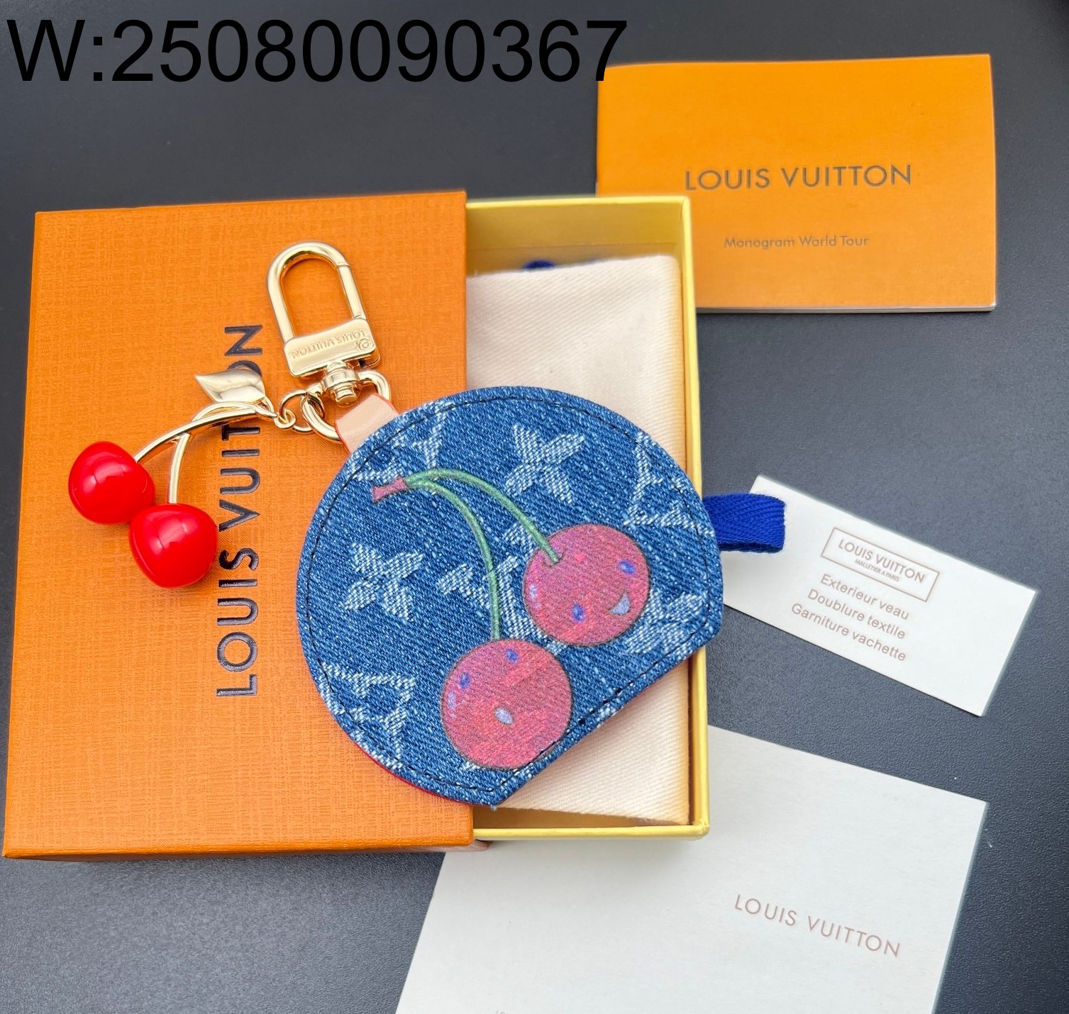 [88factory] 루이비통 LV x TM 세리즈 LV 미니 미러 백 참 블루 M02830