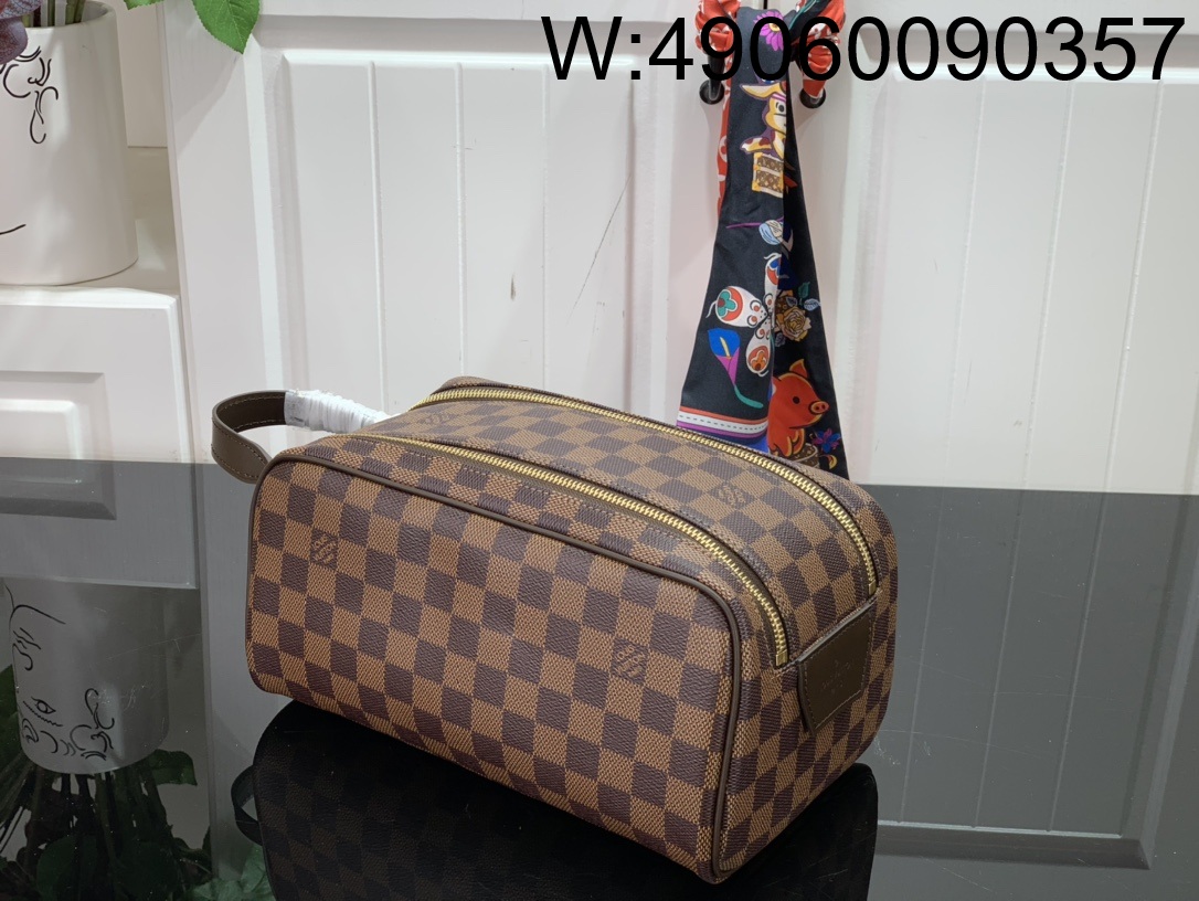 [88factory] 루이비통 돕 키트 다미에 M44494 28*15*16.5cm 브라운