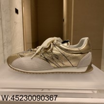 [QR 5009] 디올 D-Sketch 스케치 스니커즈 골드