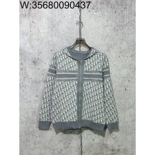 [사슬공장] 디올 크리스찬 23FW 캐시미어 오블리크 양면 후드집업 그레이