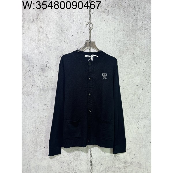 [사슬공장] 아크네 스튜디오 ACNE Studios SS25 나비매듭 자수 가디건 블랙