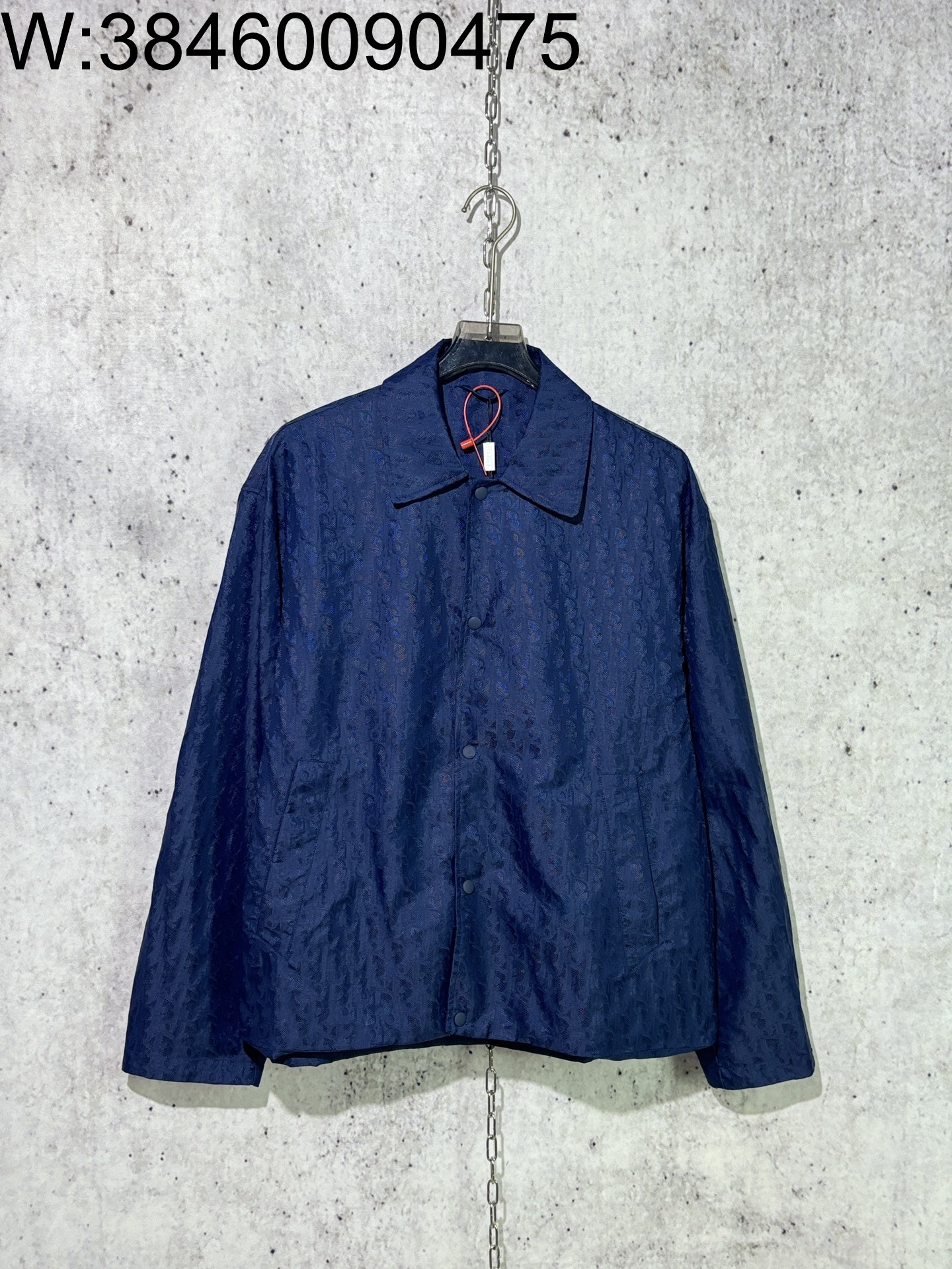 [사슬공장] 디올 FW25 오블리크 자켓 블루 593C418A6479 C589