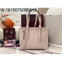 [JHL] 구찌 GG 엠블럼 미디엄 토트백 연핑크 847456 25*20*10cm