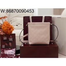 [JHL] 구찌 GG 엠블럼 나노 버킷백 847090 18*18*8cm 핑크 GG 레더