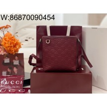 [JHL] 구찌 GG 엠블럼 나노 버킷백 847090 18*18*8cm 와인 GG 레더