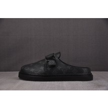 【BQ】루이비통 코지 컴포트 플랫 샌달 블랙