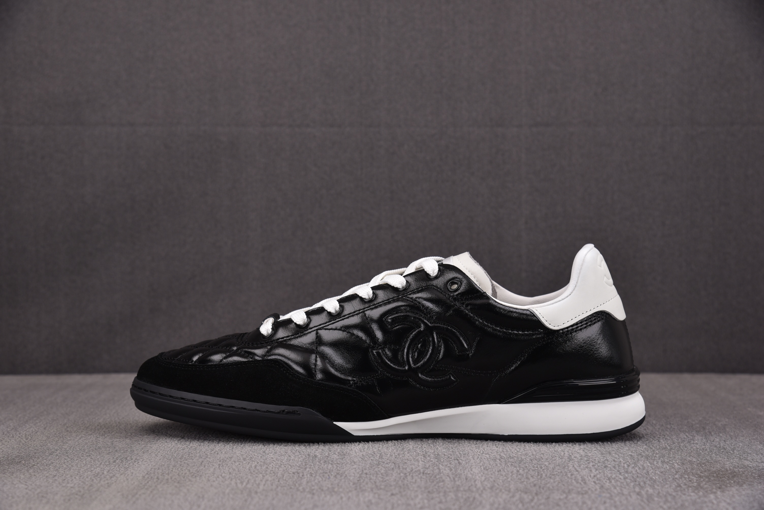 【GD】샤넬 25S 독일군 스니커즈 블랙