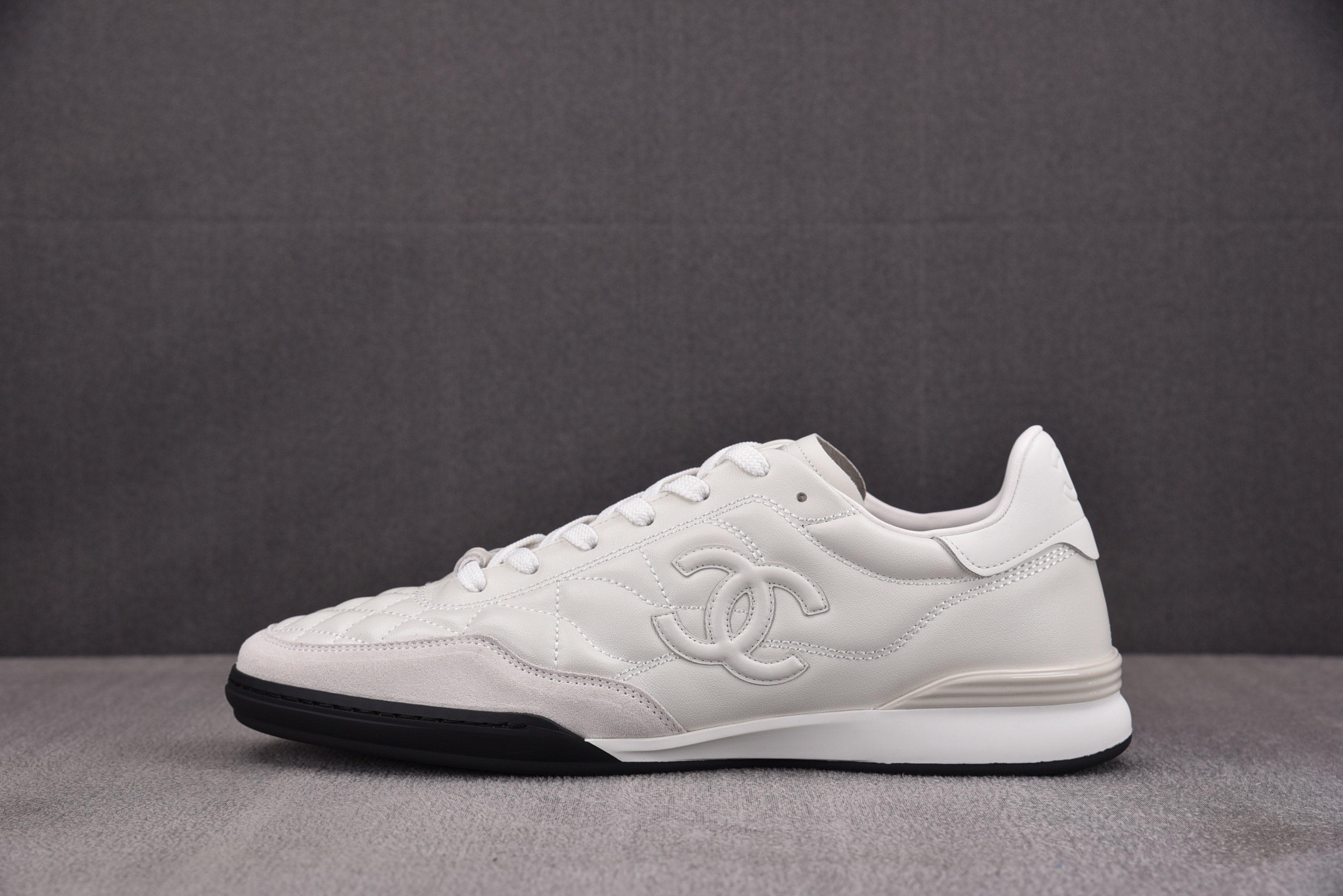 【GD】샤넬25S 독일군 스니커즈 화이트