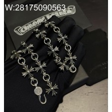 AGG 크롬하츠 빈티지 십자가 체인 목걸이 블랙