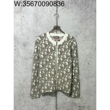 [사슬공장] 디올 FW25 양털혼방 오블리크 지퍼 가디건