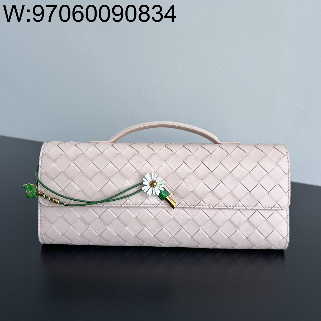 징 팩토리 보테가베네타 안디아모 클러치 836810 31*13*3cm 연핑크