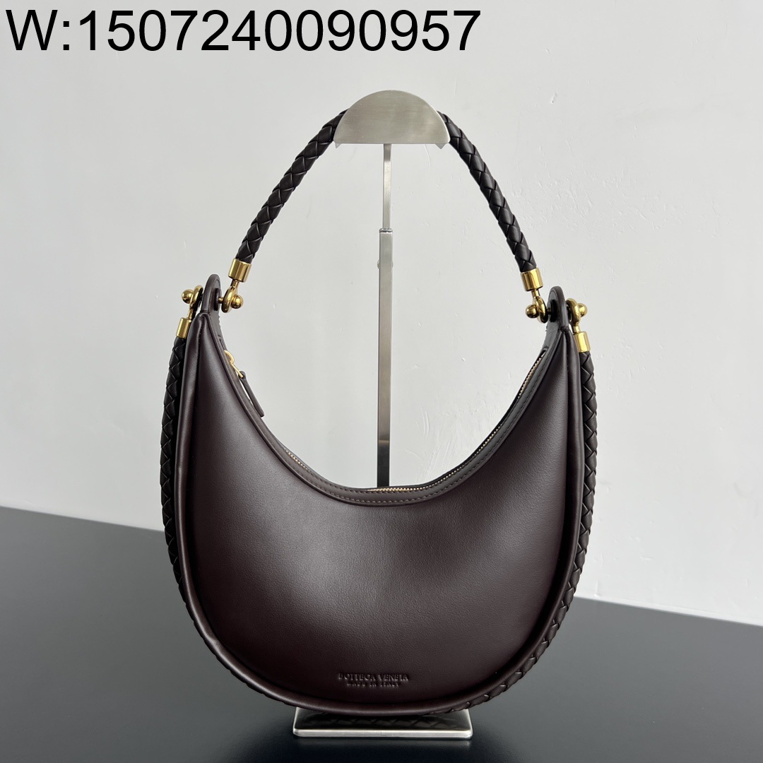 징 팩토리 보테가베네타 훌라후프 794902 28*27*6cm 초콜릿