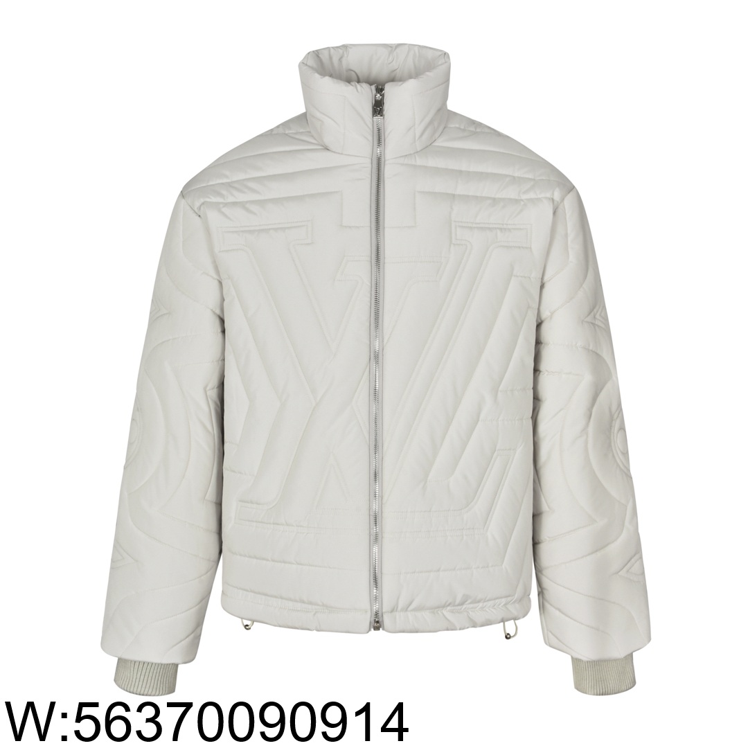 [잔디집2] 루이비통 25SS LV 퀼팅 코튼 패딩 회백색