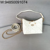 [JHL] 디올 미스 카로 디올링 미니 체인백 화이트 21*17*7cm S5253UHAG M030