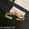 AGG 구찌 모노그램 점보 G 팔찌 골드