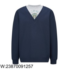 [잔디집2] 로에베 페이크 레이어링 맨투맨 네이비