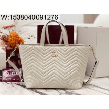 [JHL] 구찌 GG 마몽 미디엄 토트백 화이트 847387 28*39*24cm