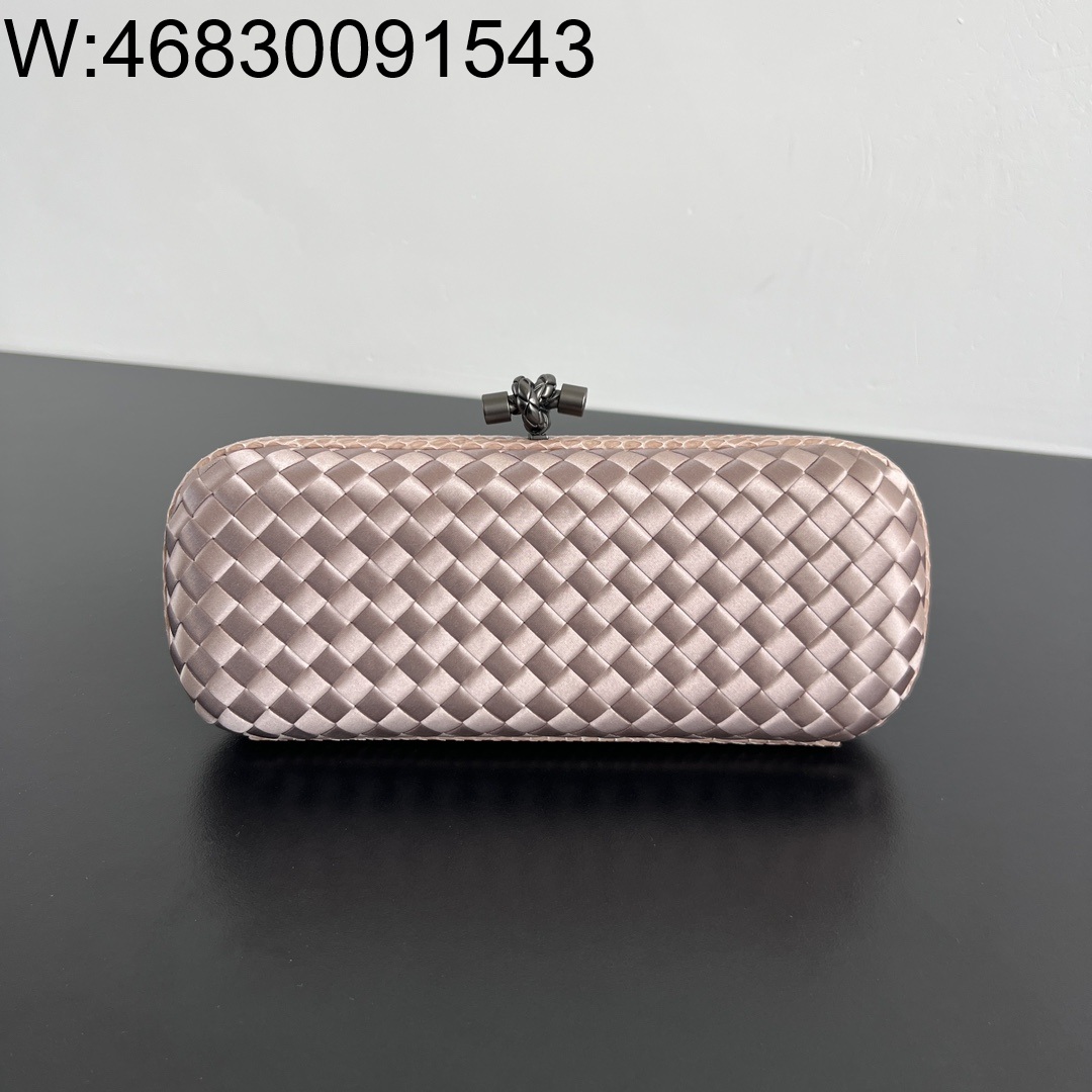 징 팩토리 보테가베네타 놋 717622 25*10*5cm 연핑크 실크 명주 8651