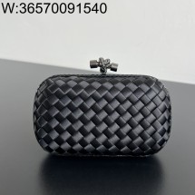 징 팩토리 보테가베네타 놋 717622 16*10*5cm 블랙 실크 명주 8651