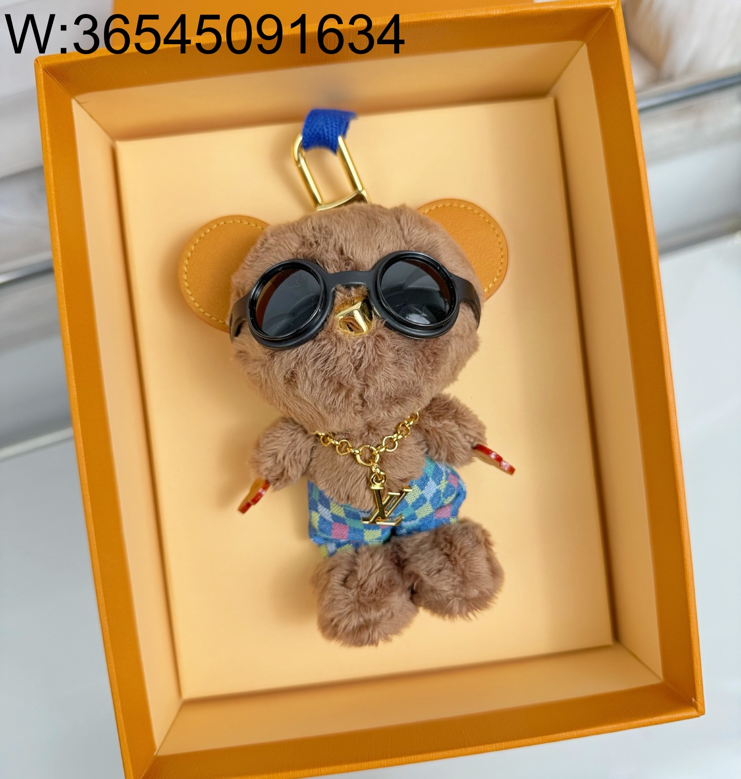 AGG 루이비통 LV 루이 베어 백주얼리 백참 키링 M03178