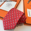 AGG 에르메스 다람쥐 실크 넥타이 레드