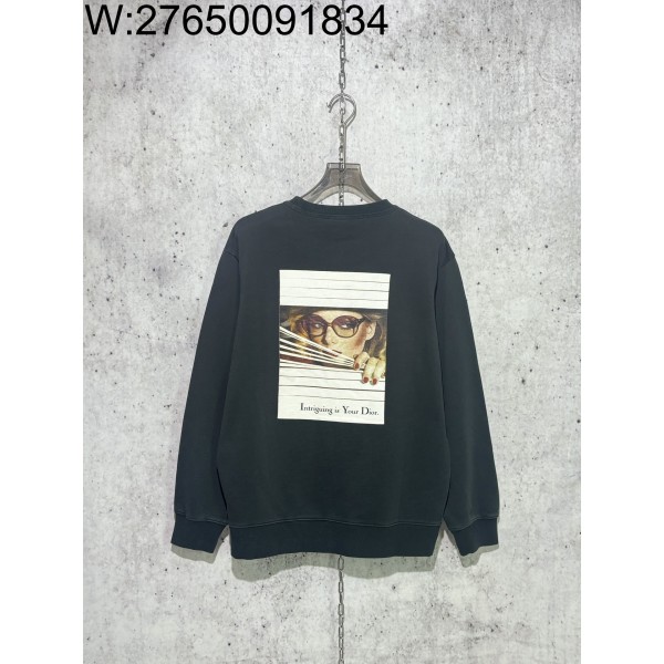 [사슬공장] 디올 Heritage 헤리티지 맨투맨 블랙