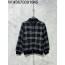 [사슬공장] 샤넬 체크 카라넥 자켓 블랙