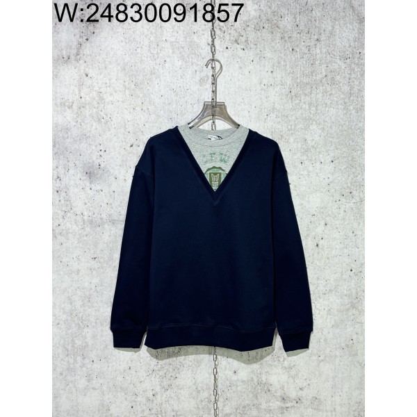 [사슬공장] 로에베 페이크 레이어링 맨투맨 네이비