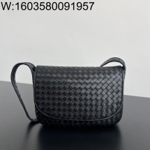 징 팩토리 보테가베네타 베네토 플랩 메신저 백 블랙 843836 26*18.5*5cm