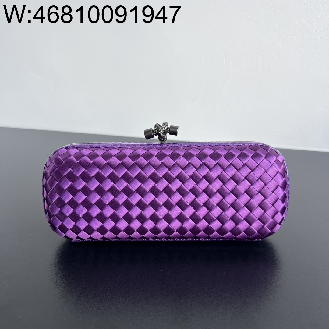 징 팩토리 보테가베네타 놋 717622 25*10*5cm 퍼플 실크 명주 8651