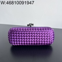 징 팩토리 보테가베네타 놋 717622 25*10*5cm 퍼플 실크 명주 8651