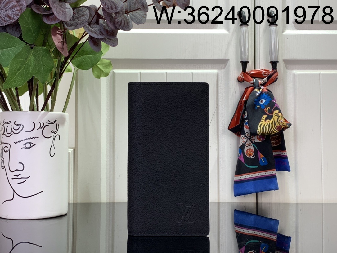 [88factory] 루이비통 브라짜 월릿 10*19*2cm M25942 블랙