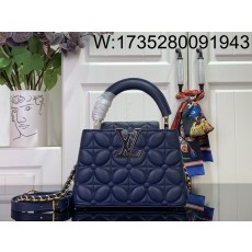 [88factory] 루이비통 카퓌신 이스트 웨스트 미니 네잎클로버 M25283 13.6*8*21cm 네이비