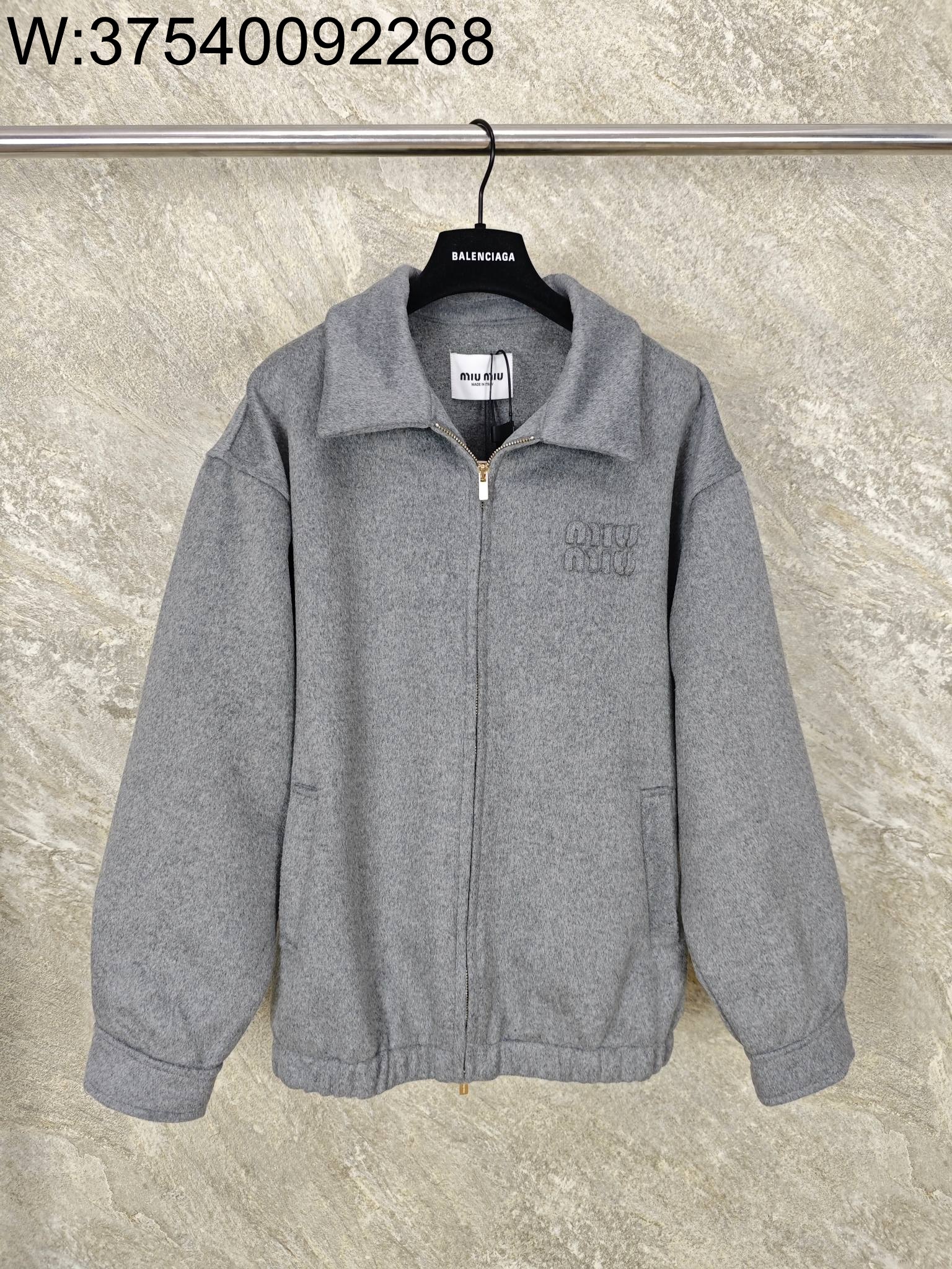 GTR공장 미우미우 그레이 자켓 ML1304SOOO