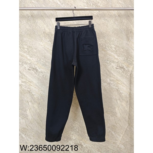 GTR공장 버버리 포켓 승마 자수 순색 조거 팬츠 블랙