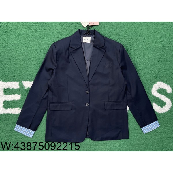 [잔디집1] 미우미우 모노그램 양복 상의 자켓 블랙