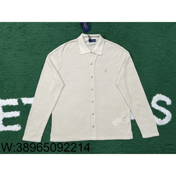 [잔디집1] 폴로 랄프로렌 Ralph Lauren 단추 카라 가디건 베이지