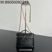 징 팩토리 보테가베네타 스몰 소프트 베니티 블랙 843800 19*14*3cm