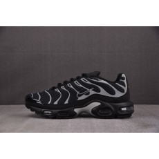 【纯原】나이키 에어 맥스 플러스 프리미엄 블랙 리플렉티브 실버HQ3029-001
