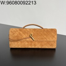 징 팩토리 보테가베네타 안디아모 클러치 741511 31*13*3cm 앰버 스웨이드