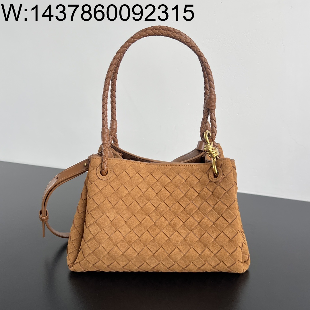 징 팩토리 보테가베네타 파라슈트 835921 29.5*18.5*17.5cm 앰버 스웨이드