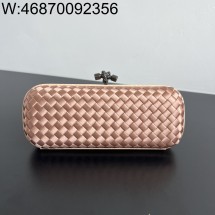 징 팩토리 보테가베네타 놋 717622 25*10*5cm 로즈 골드 실크 명주 8651