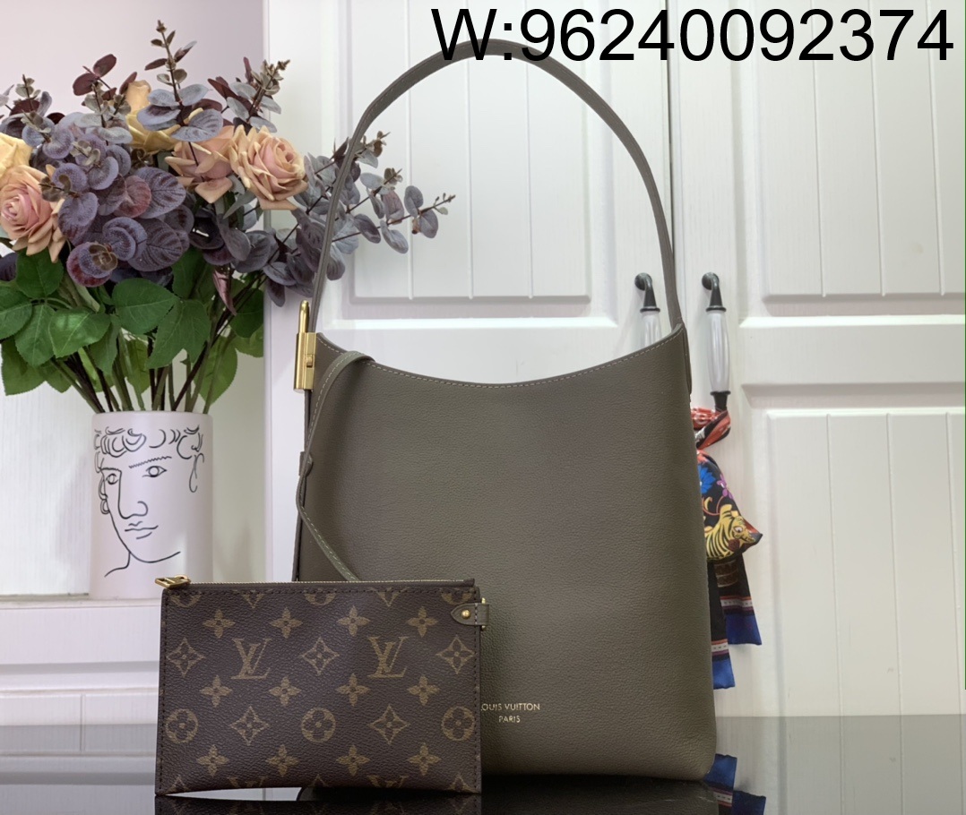 [88factory] 루이비통 로우 키 호보 PM M15205 24*28*16cm 다크 스톤