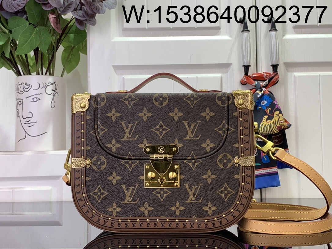 [88factory] 루이비통 몽수리 트렁크 M15166 17*7*22cm 브라운