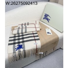 AGG 버버리 승마 자수 양면 체...