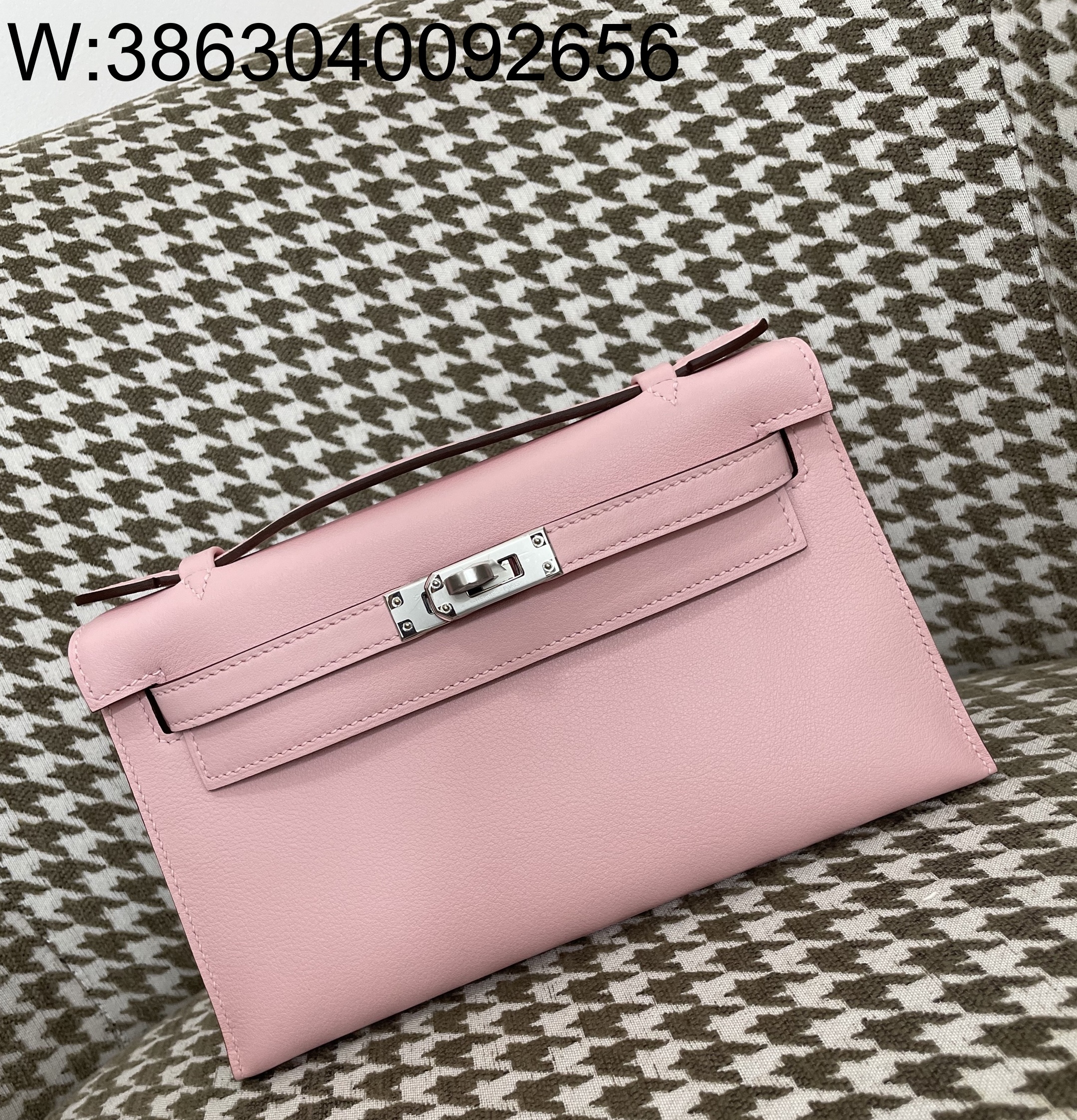 [장인의집] 에르메스 켈리 22 은장 핑크 swift