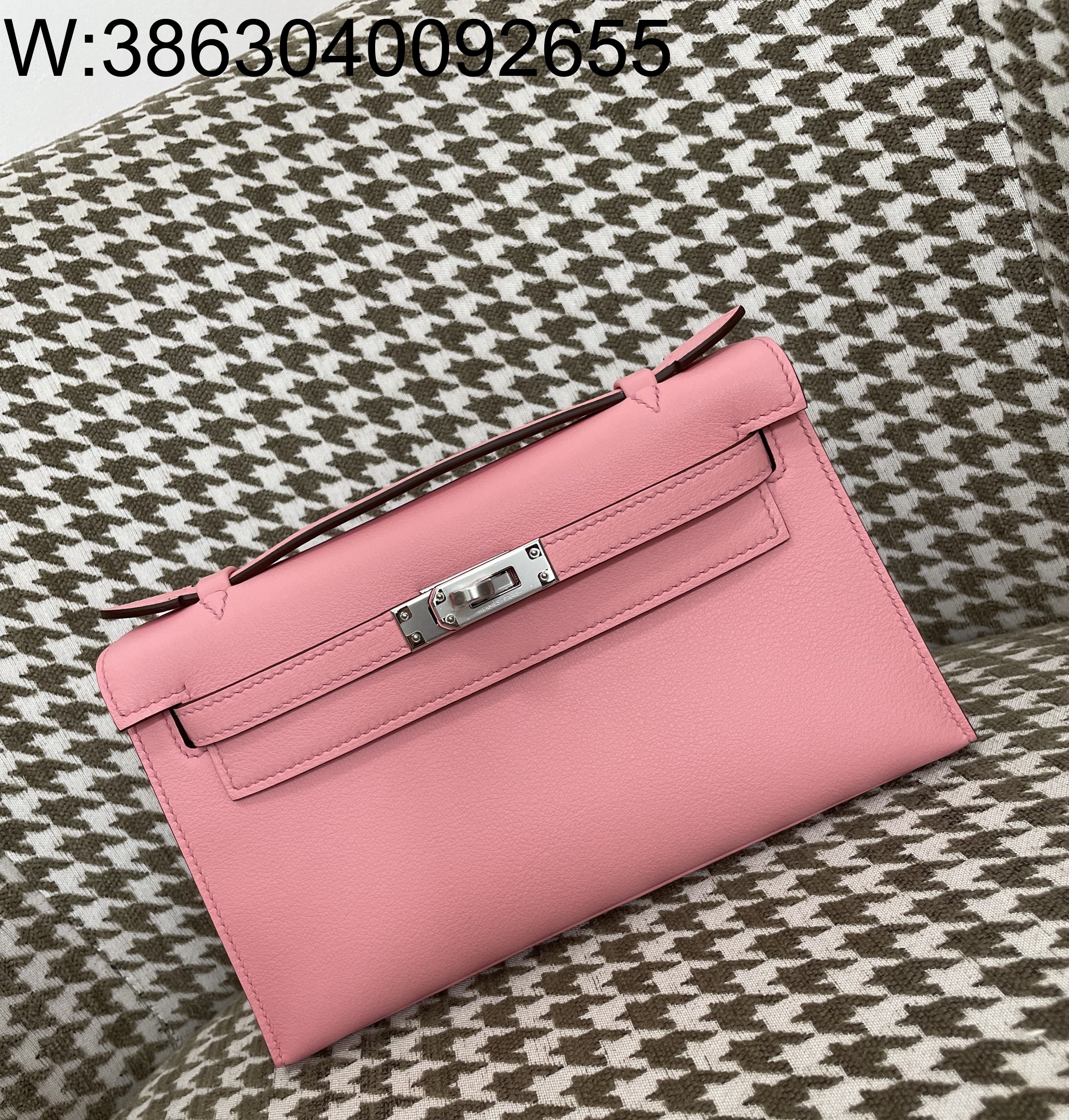 [장인의집] 에르메스 켈리 22 은장 다크 핑크 swift