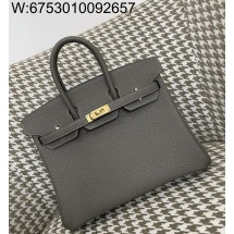 [장인의집] 에르메스 버킨 25 진회색 금장 togo
